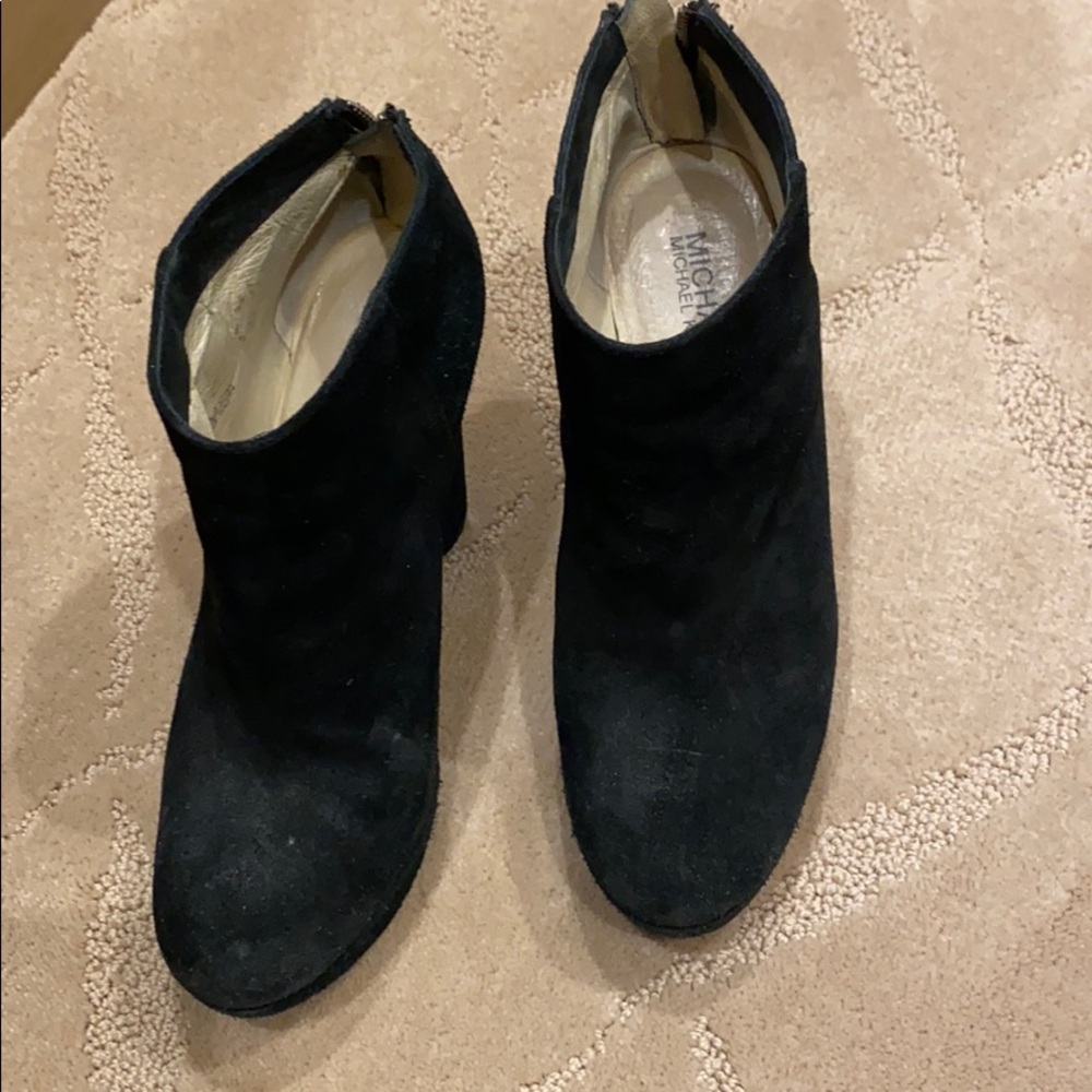Michael kors black suede boots